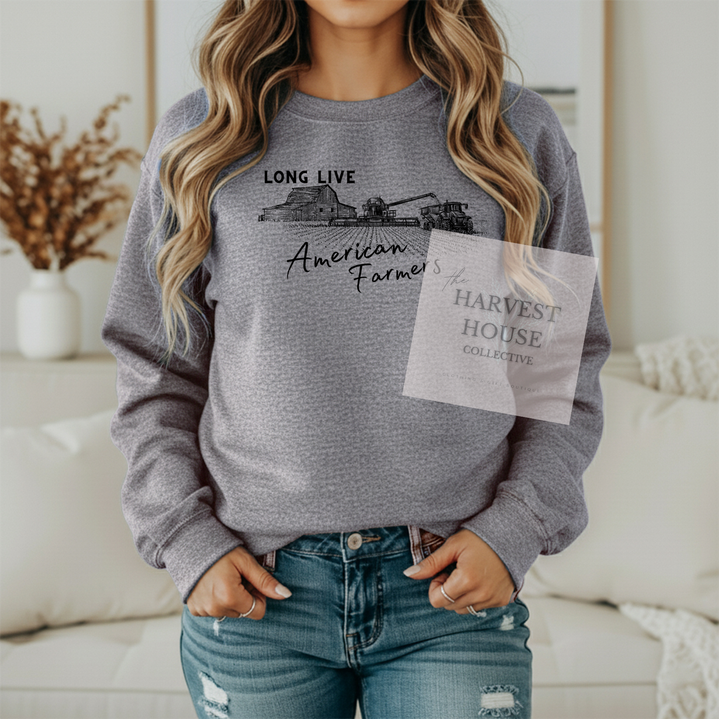 Long Live American Farmers Crewneck & Hoodie