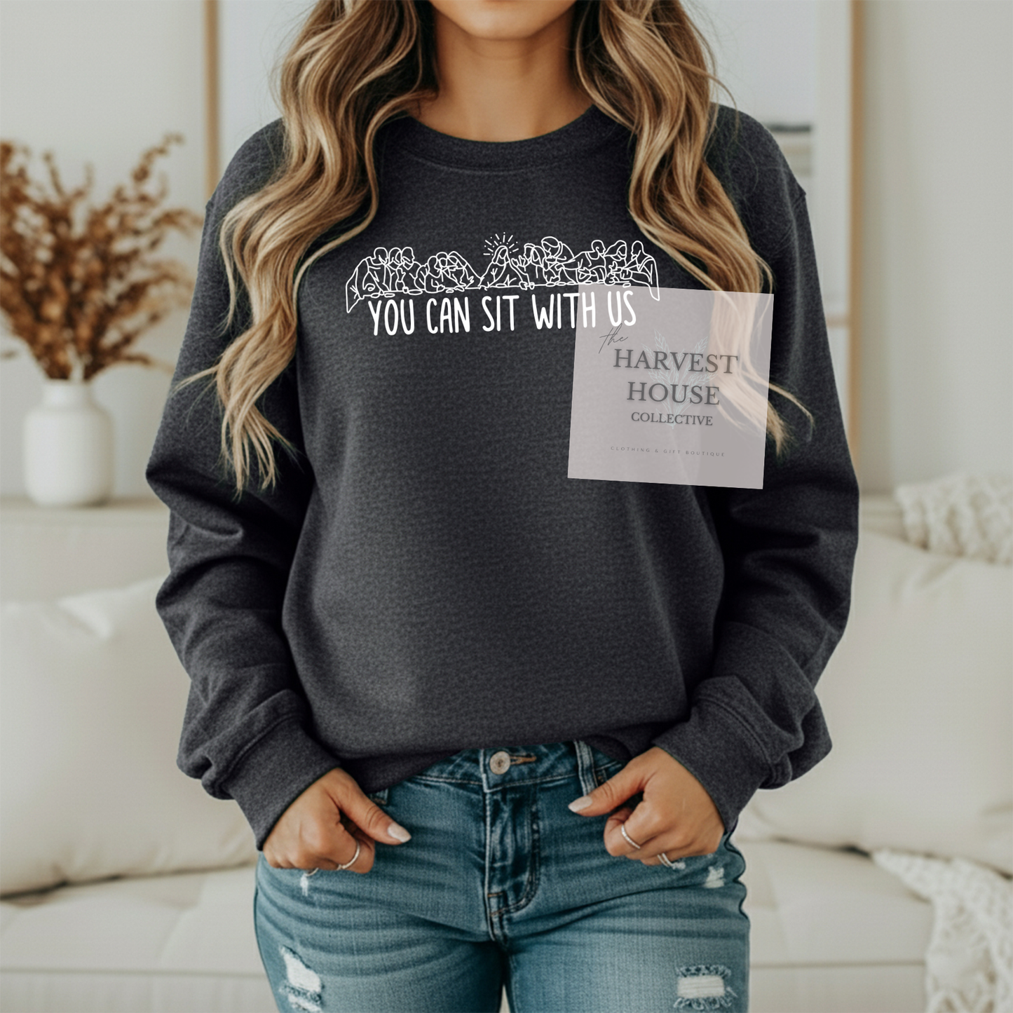 You Can Sit With Us Gildan Crewneck & Hoodie