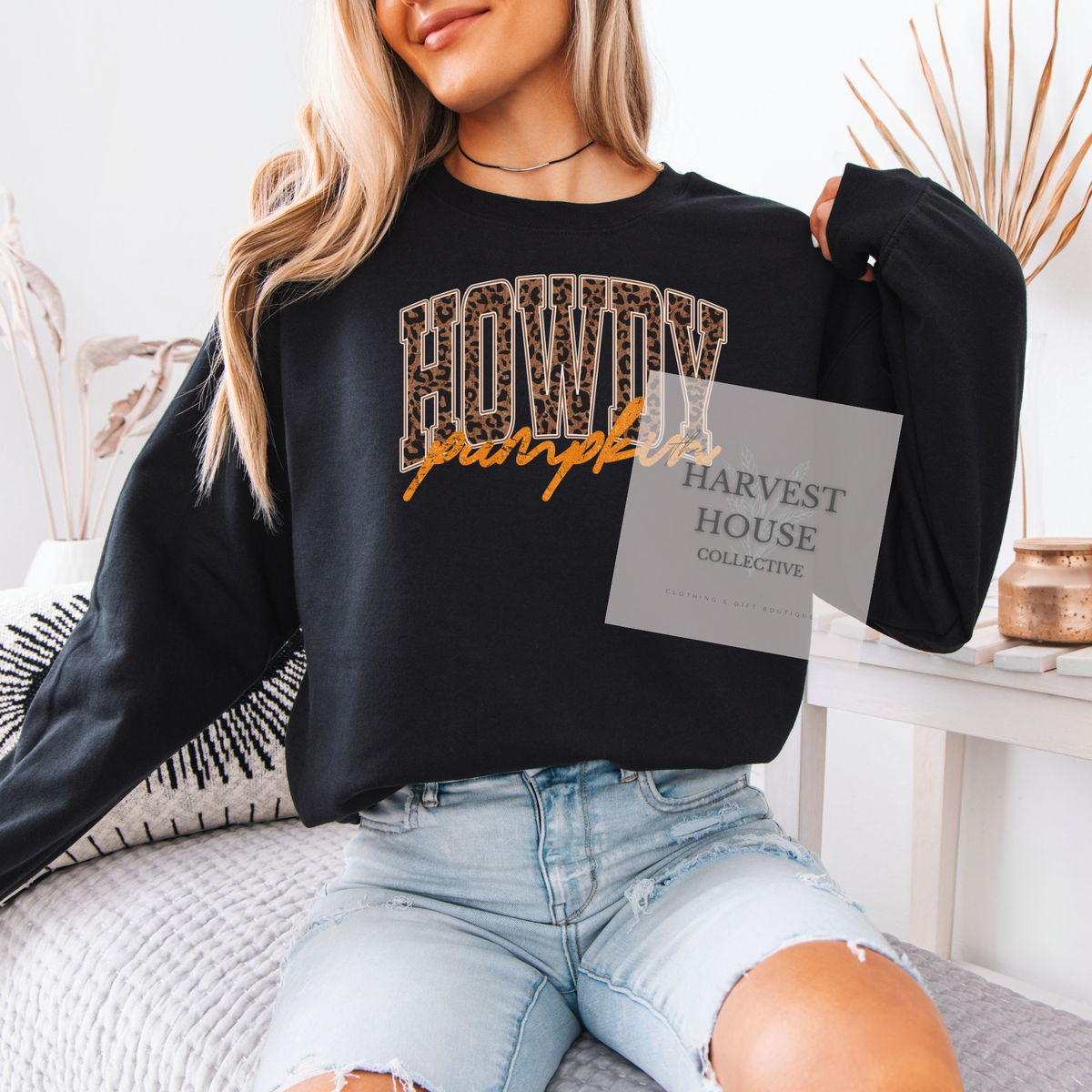 Howdy Pumpkin Crewneck & Hoodie