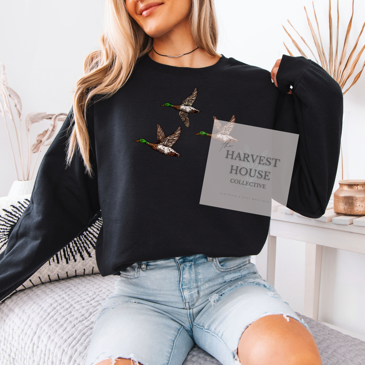 Flying Mallard Crewneck & Hoodie