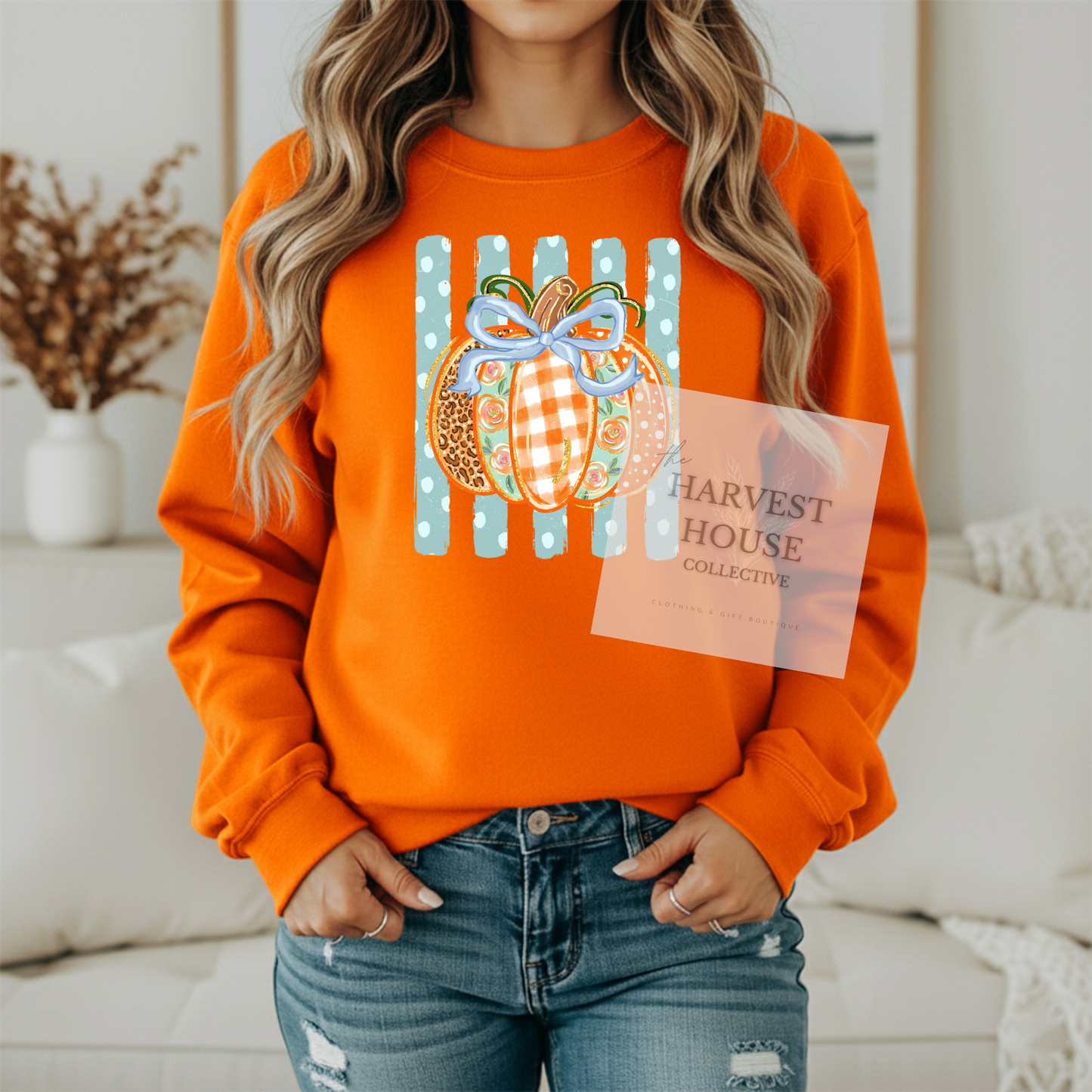 Polka Dot Pumpkin Shirt
