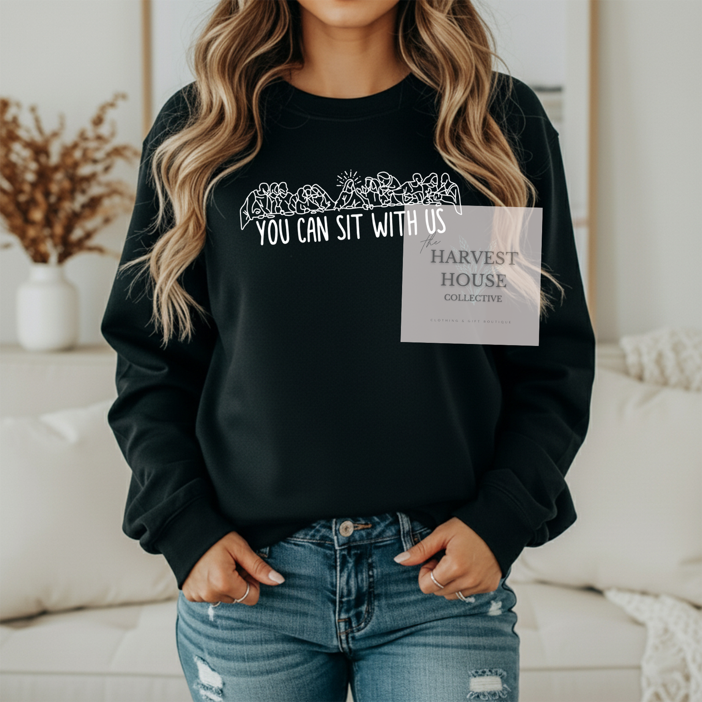 You Can Sit With Us Gildan Crewneck & Hoodie