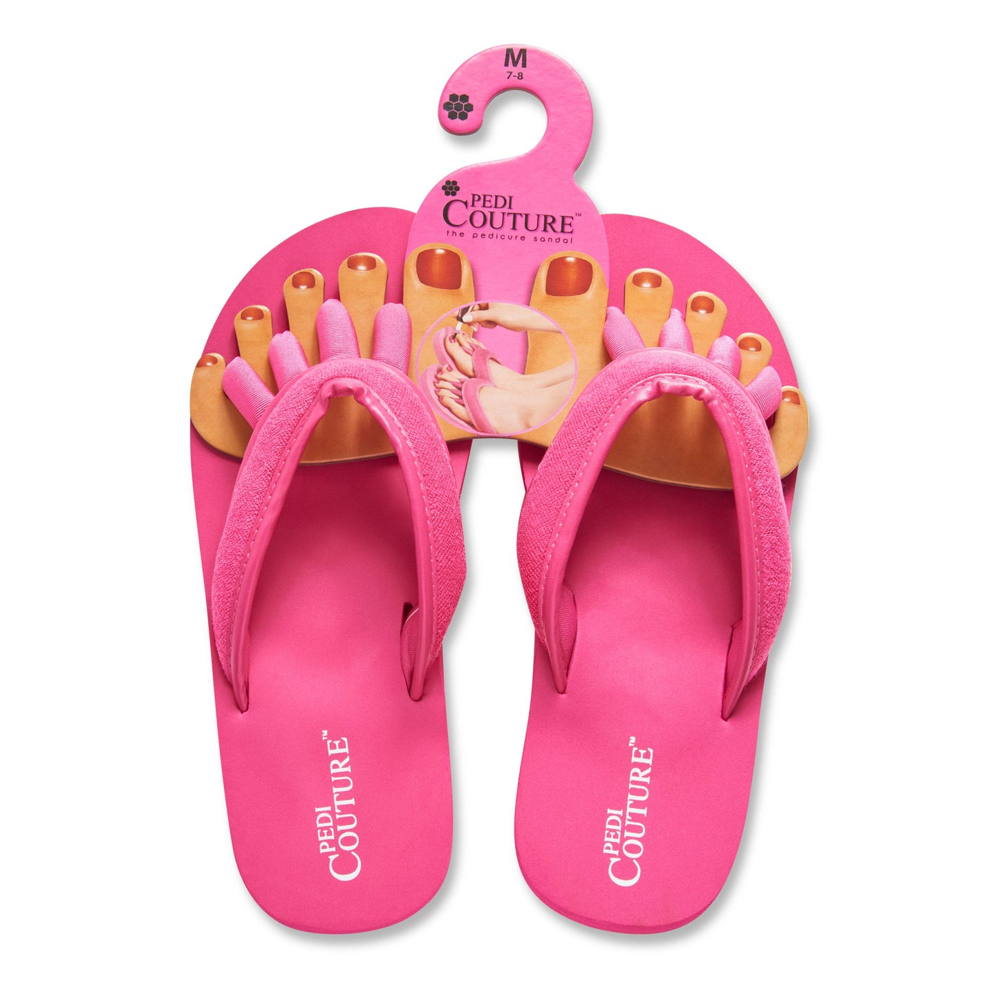 Fuchsia  Women's Yoga Toe Separator Sandals