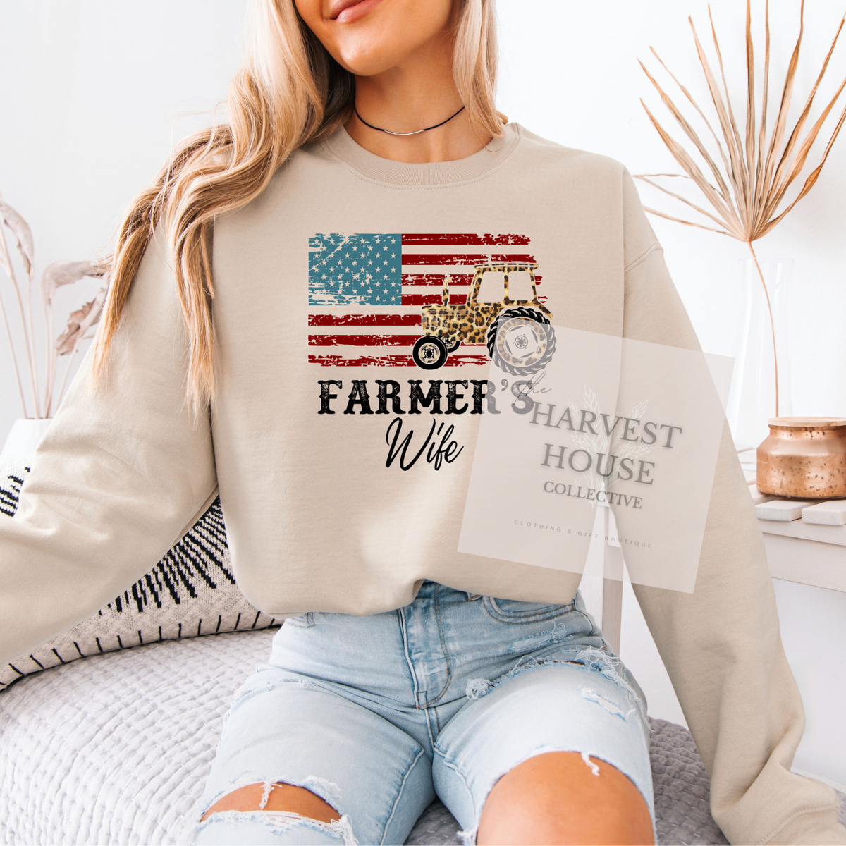 Farmer's Wife Crewneck & Hoodie