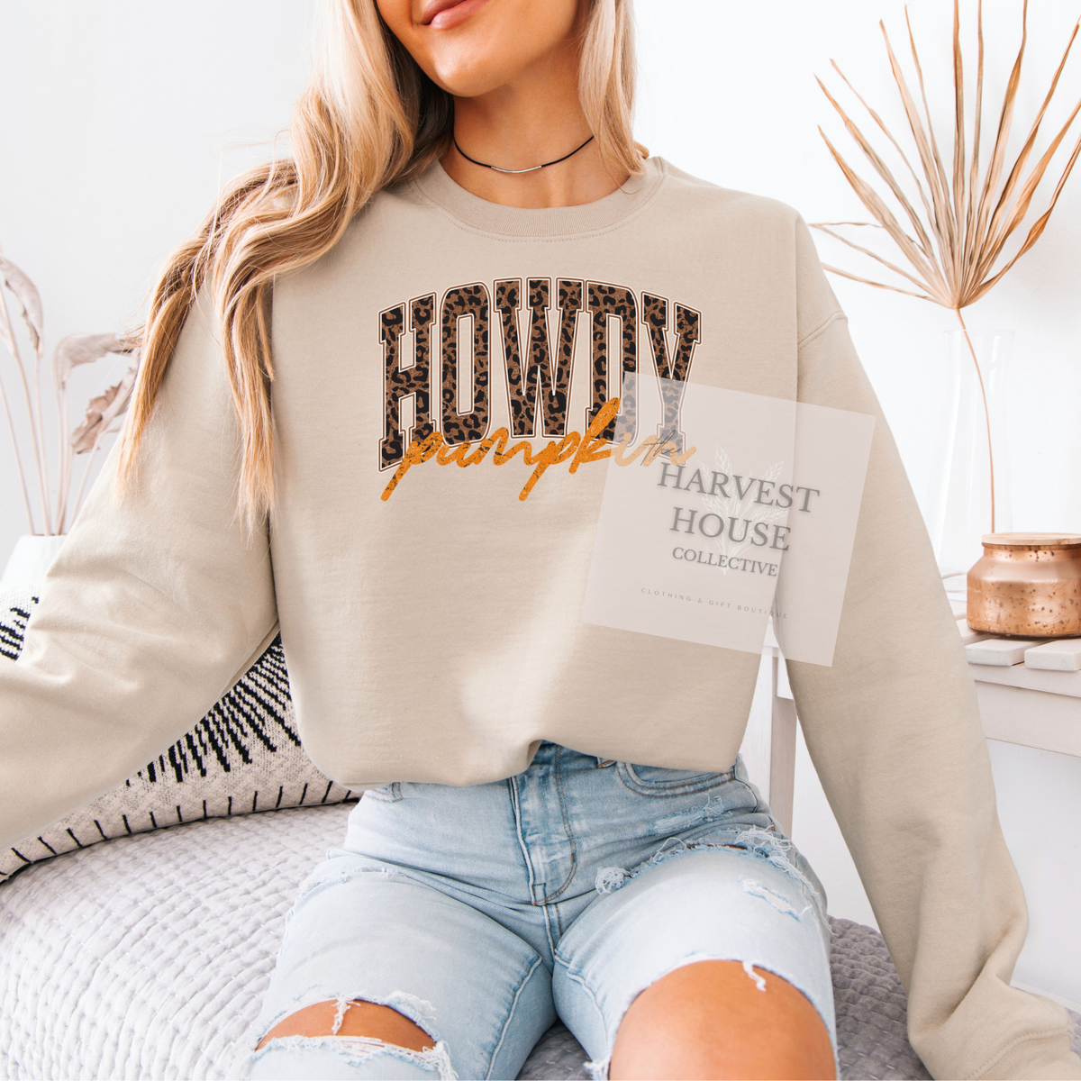 Howdy Pumpkin Crewneck & Hoodie
