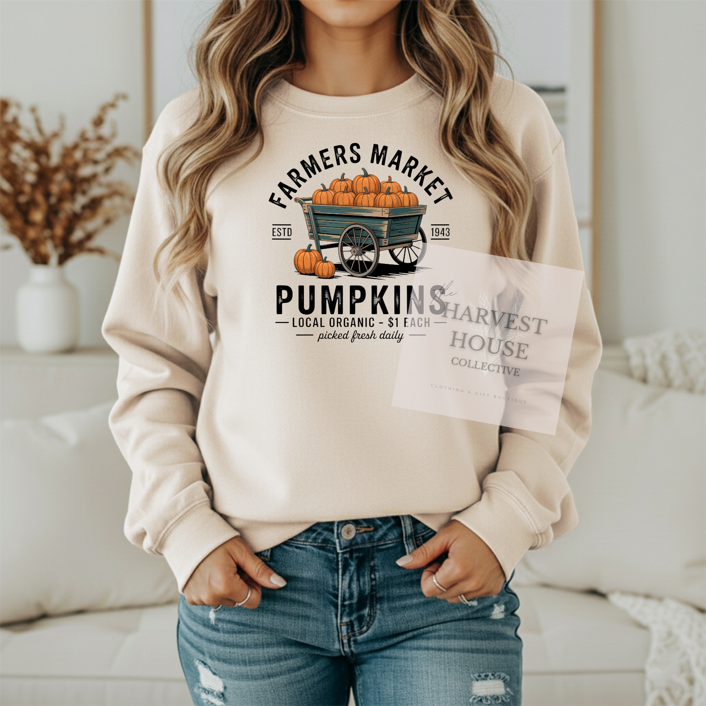 Farmers Market Gildan Hoodie & Crewneck