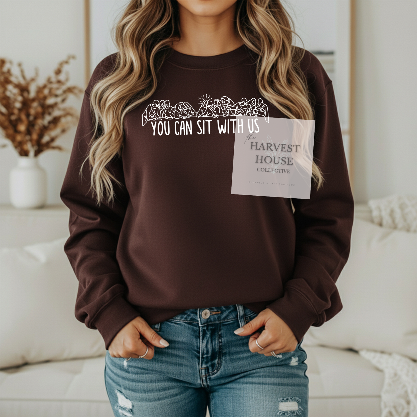 You Can Sit With Us Gildan Crewneck & Hoodie