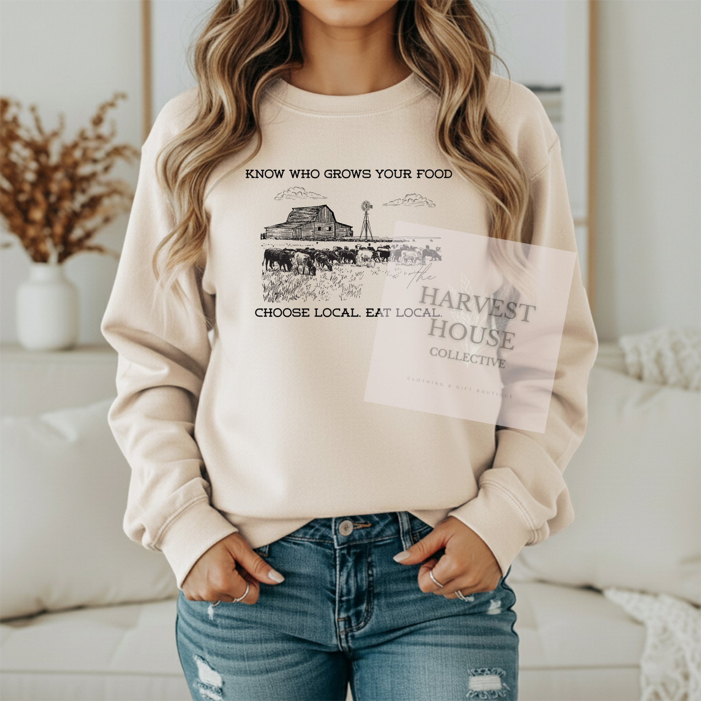 Know Who Grows Your Food Crewneck & Hoodie