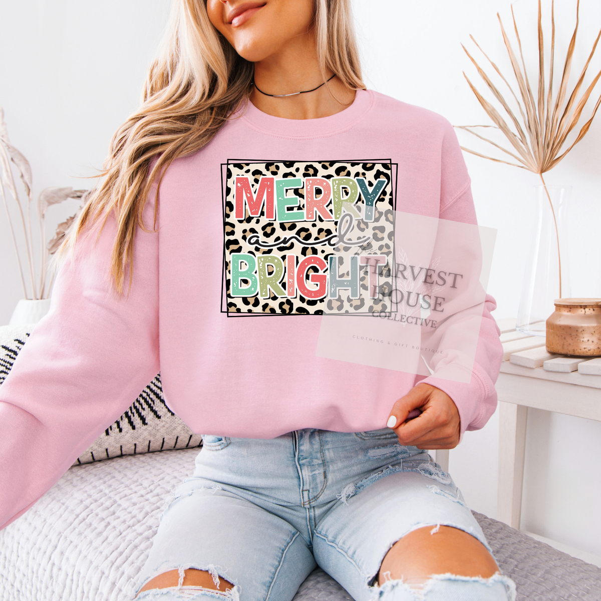Merry & Bright Crewneck & Hoodie