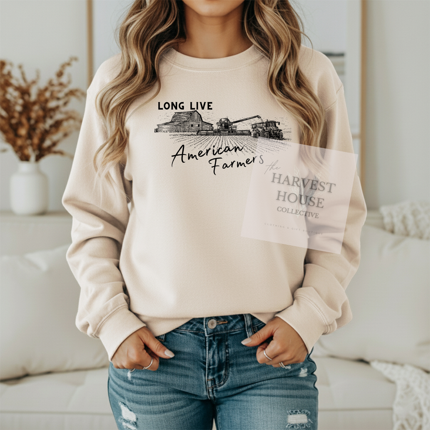 Long Live American Farmers Crewneck & Hoodie