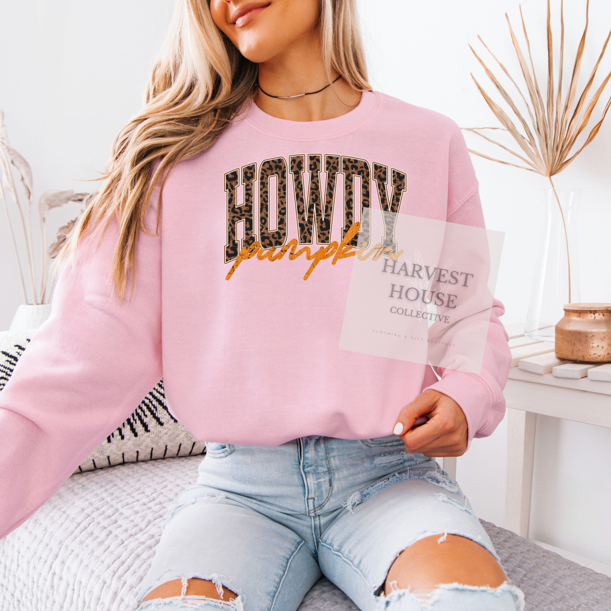 Howdy Pumpkin Crewneck & Hoodie