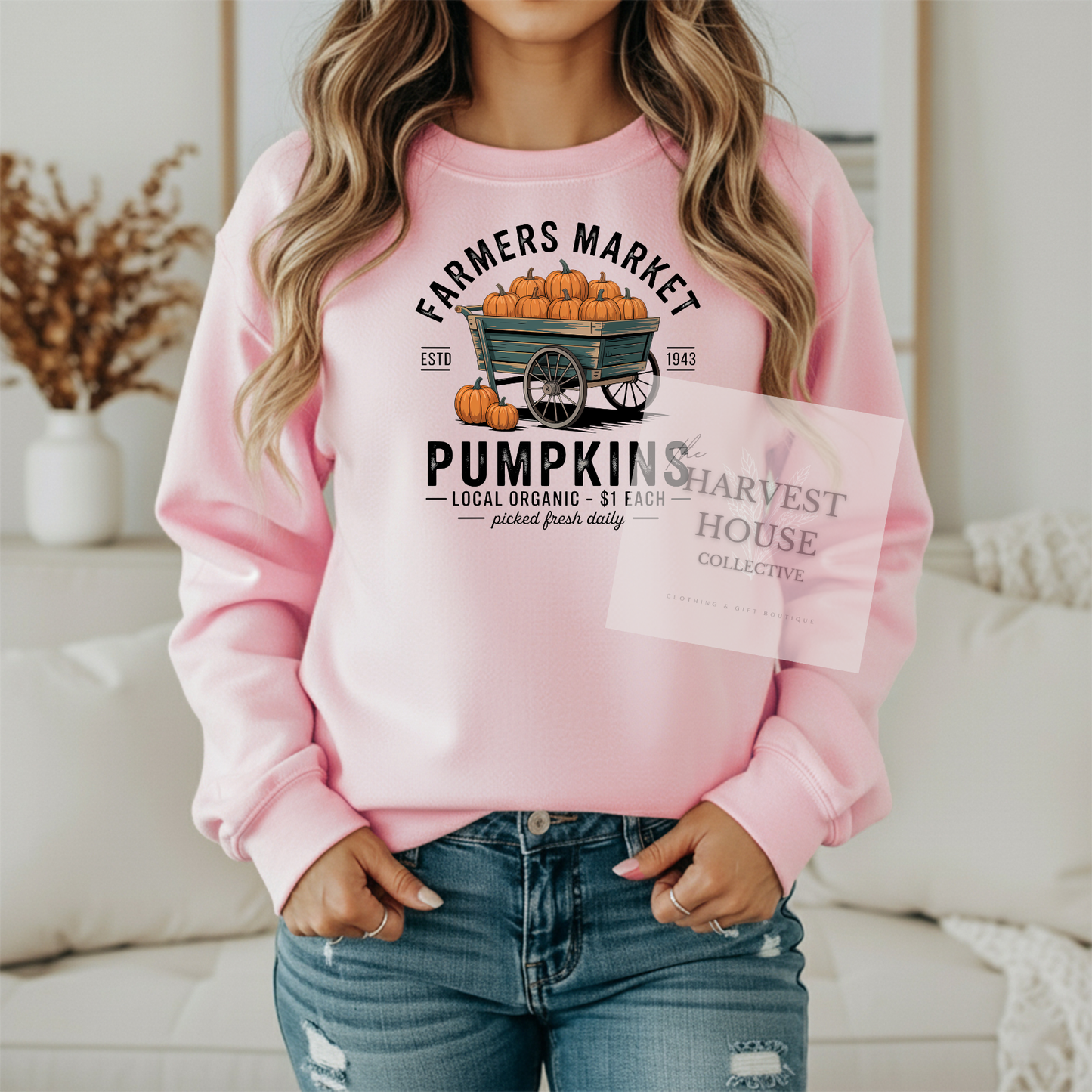 Farmers Market Gildan Hoodie & Crewneck