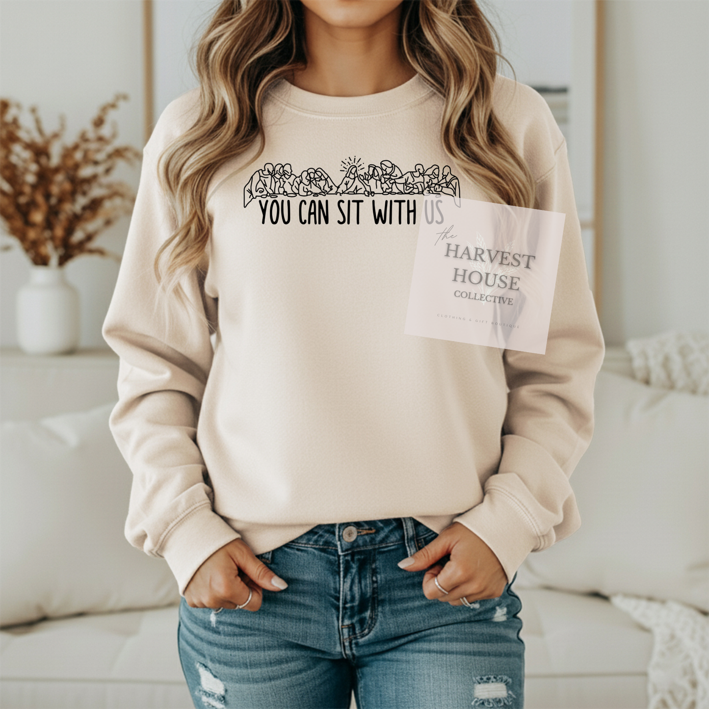 You Can Sit With Us Gildan Crewneck & Hoodie