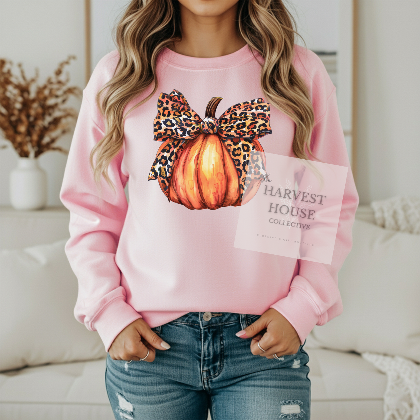 Leopard Pumpkin Crewneck