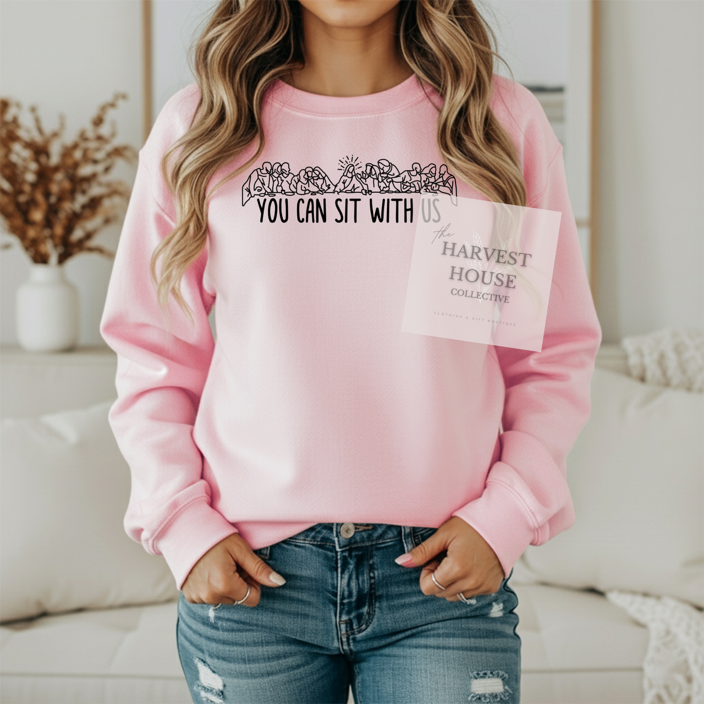 You Can Sit With Us Gildan Crewneck & Hoodie