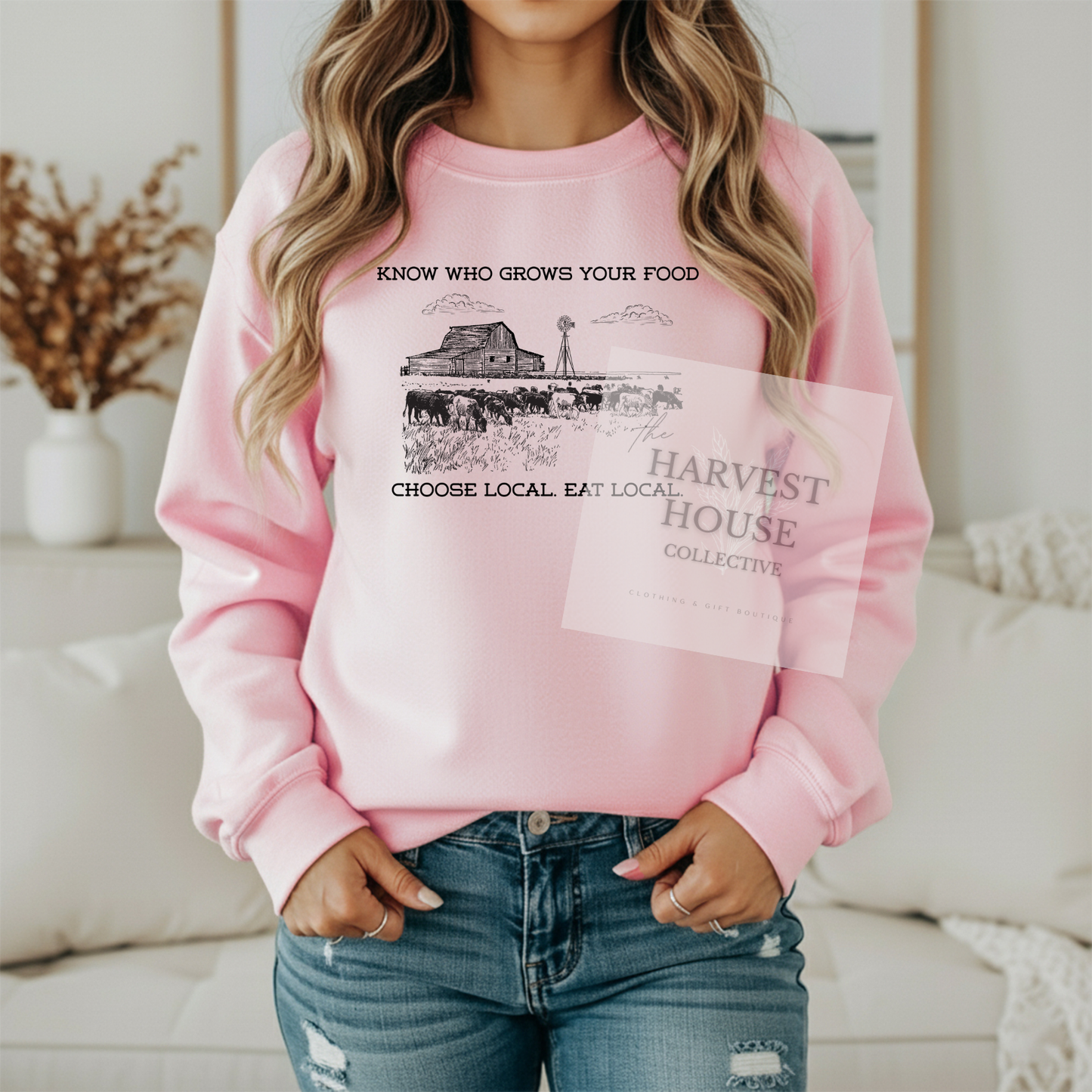 Know Who Grows Your Food Crewneck & Hoodie