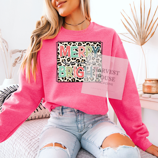 Merry & Bright Crewneck & Hoodie