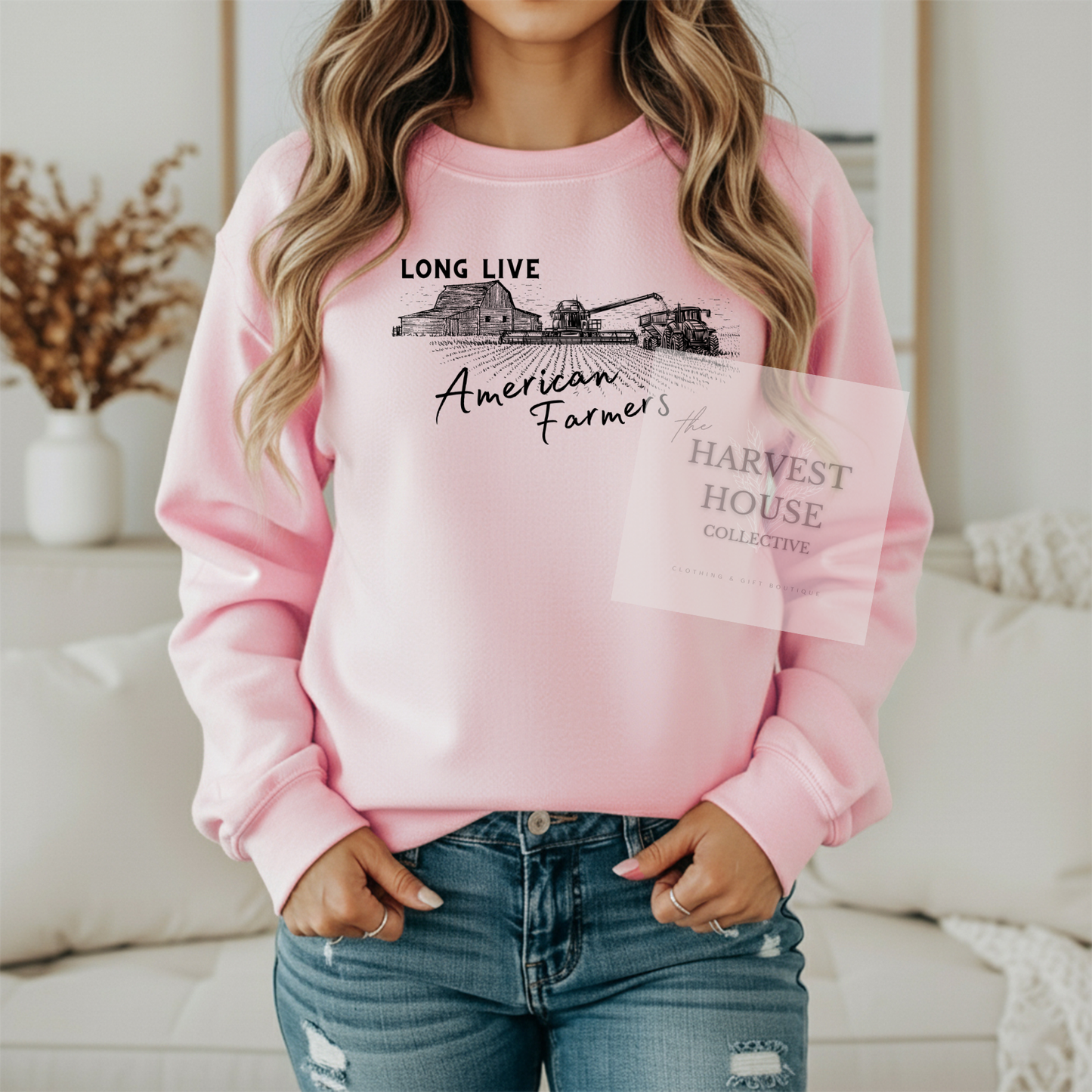 Long Live American Farmers Crewneck & Hoodie