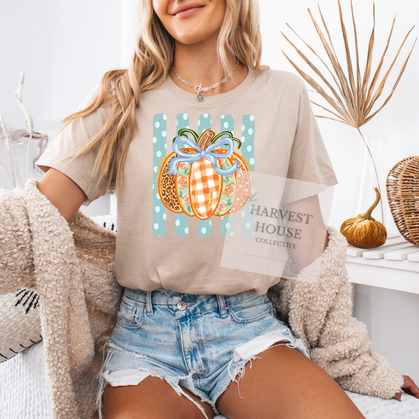 Polka Dot Pumpkin Tee
