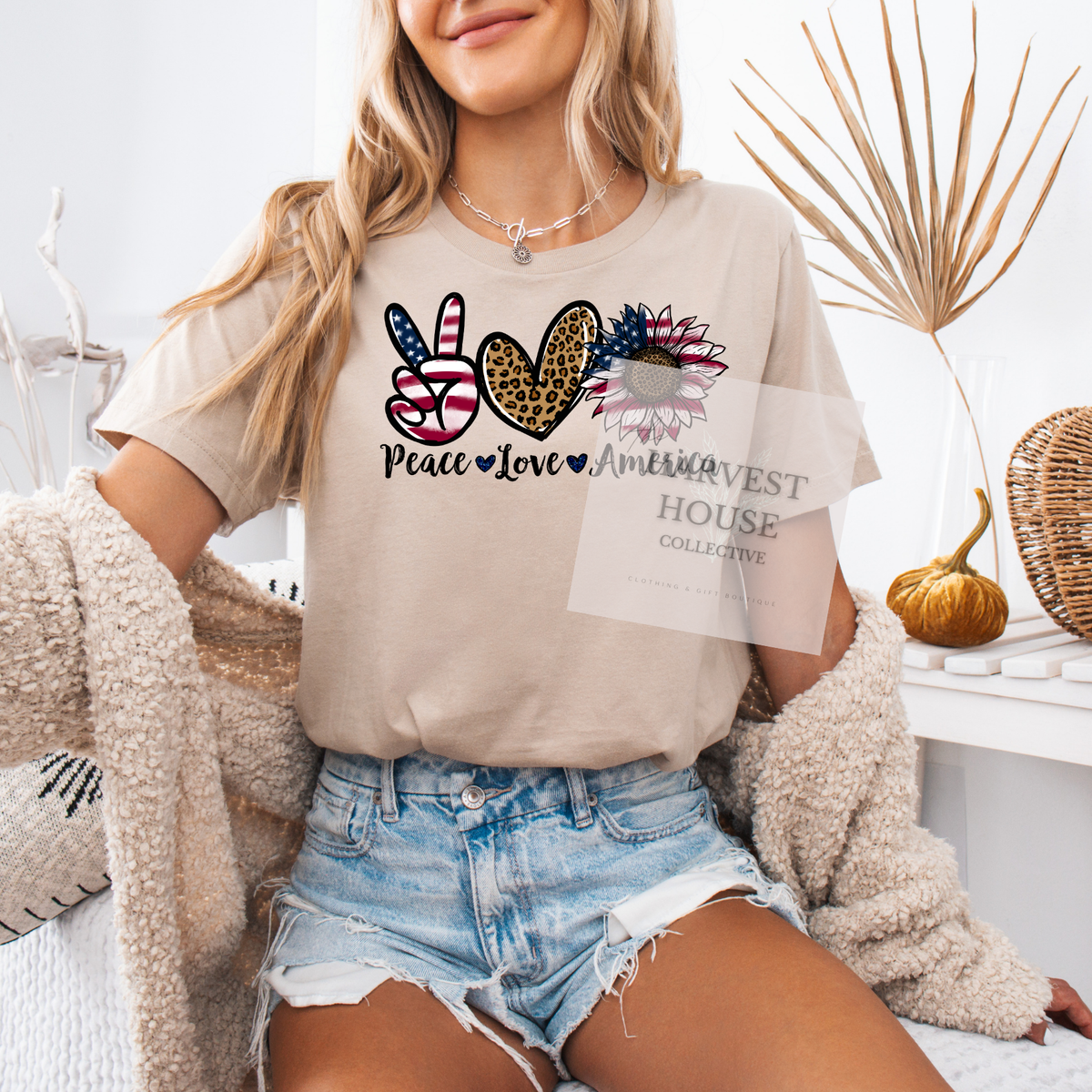 Peace Love America Shirt
