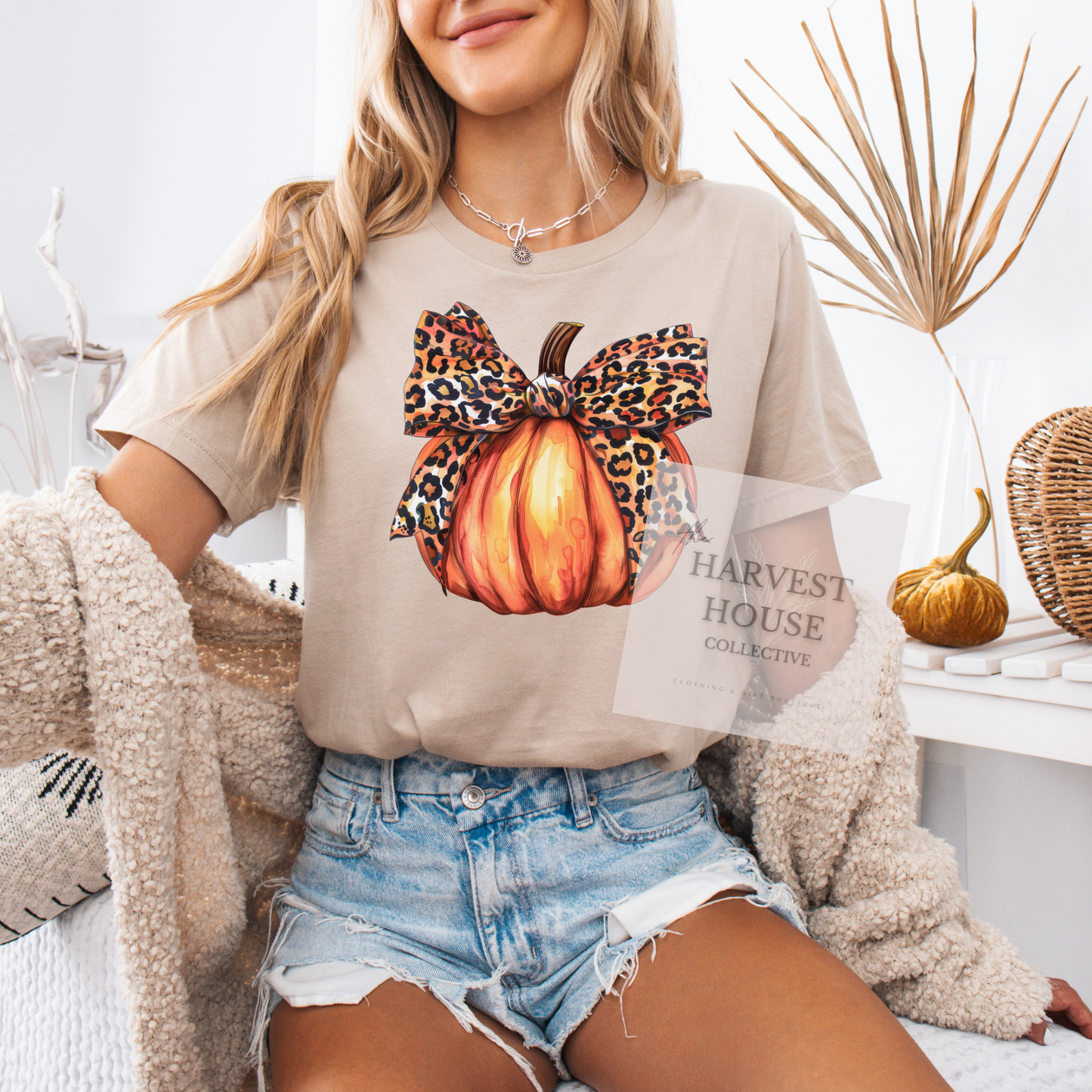 Leopard Pumpkin Tee