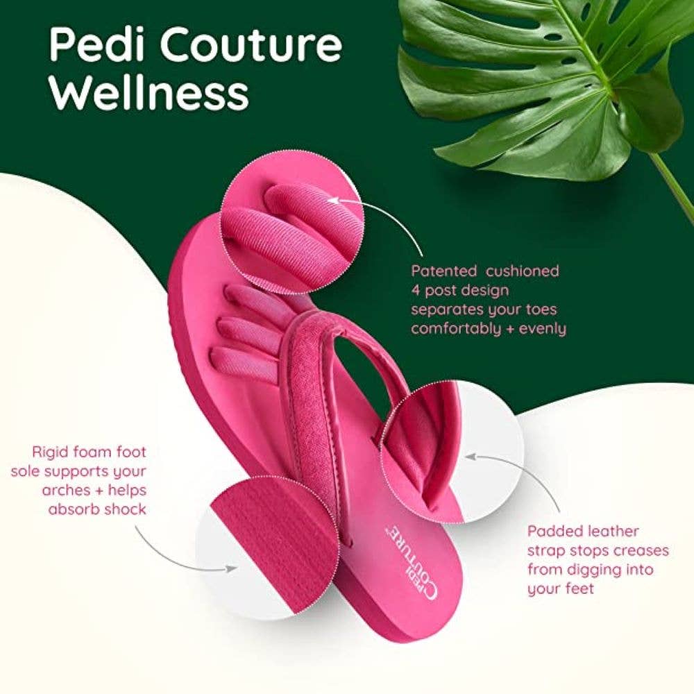 Fuchsia  Women's Yoga Toe Separator Sandals