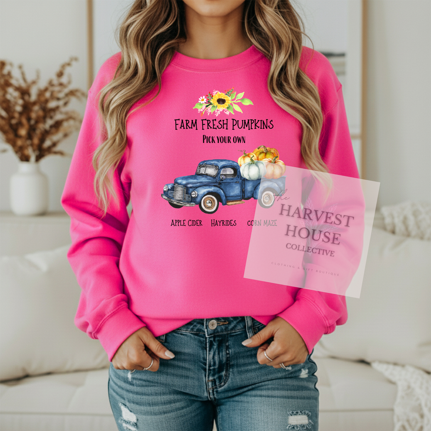 Farm Fresh Pumpkins Crewneck