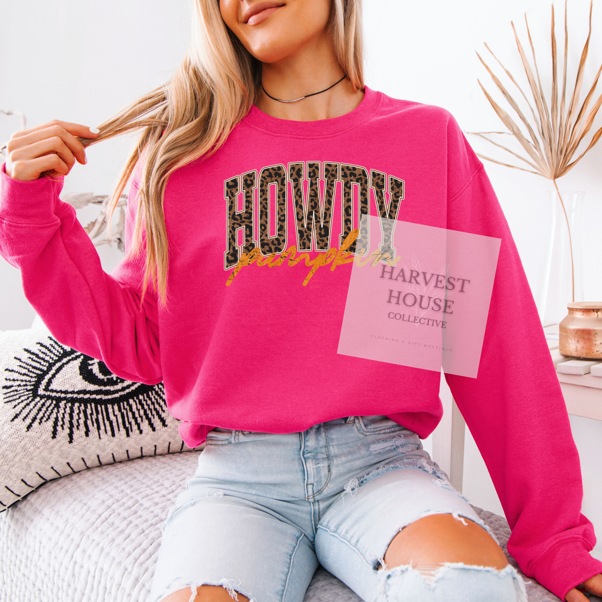 Howdy Pumpkin Crewneck & Hoodie