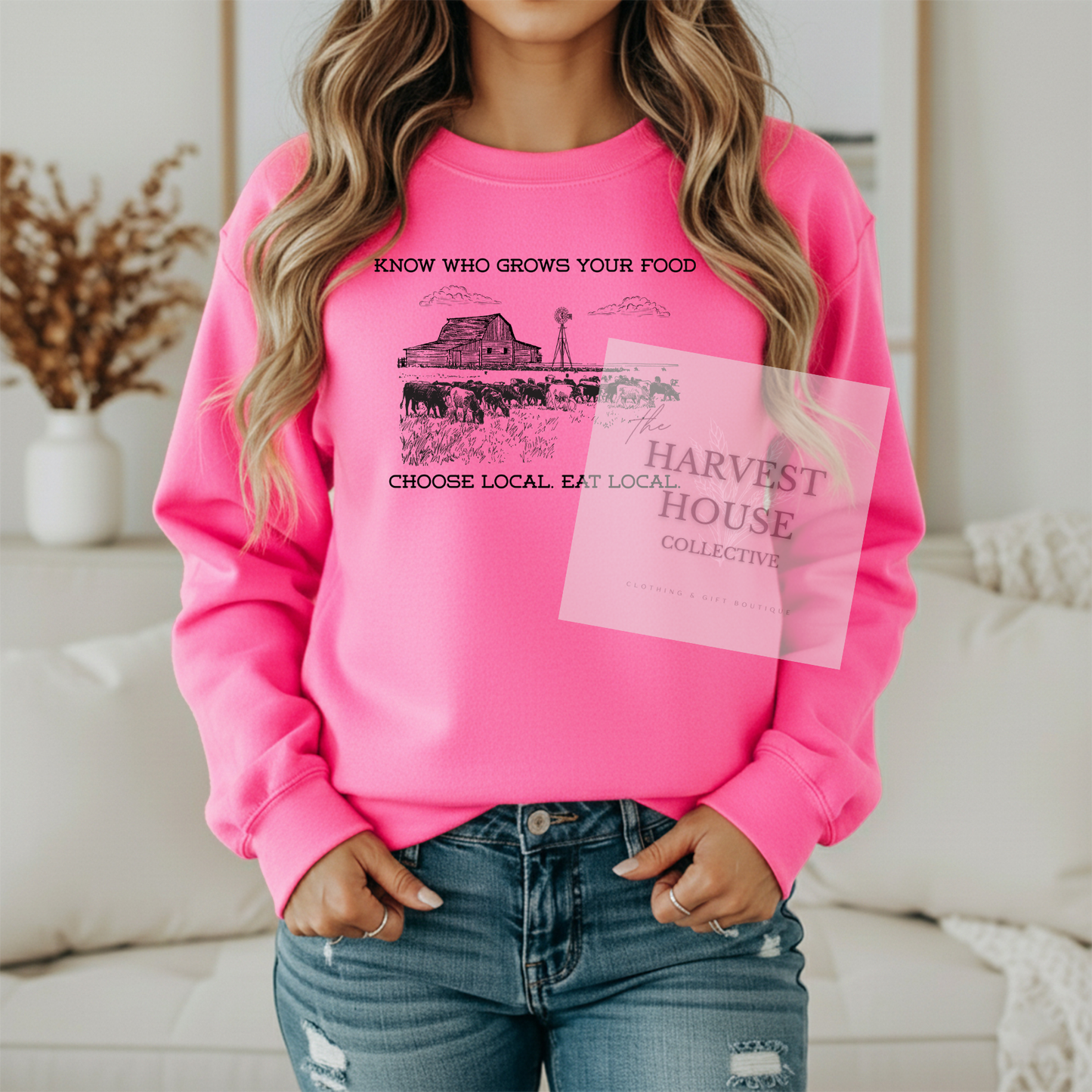 Know Who Grows Your Food Crewneck & Hoodie