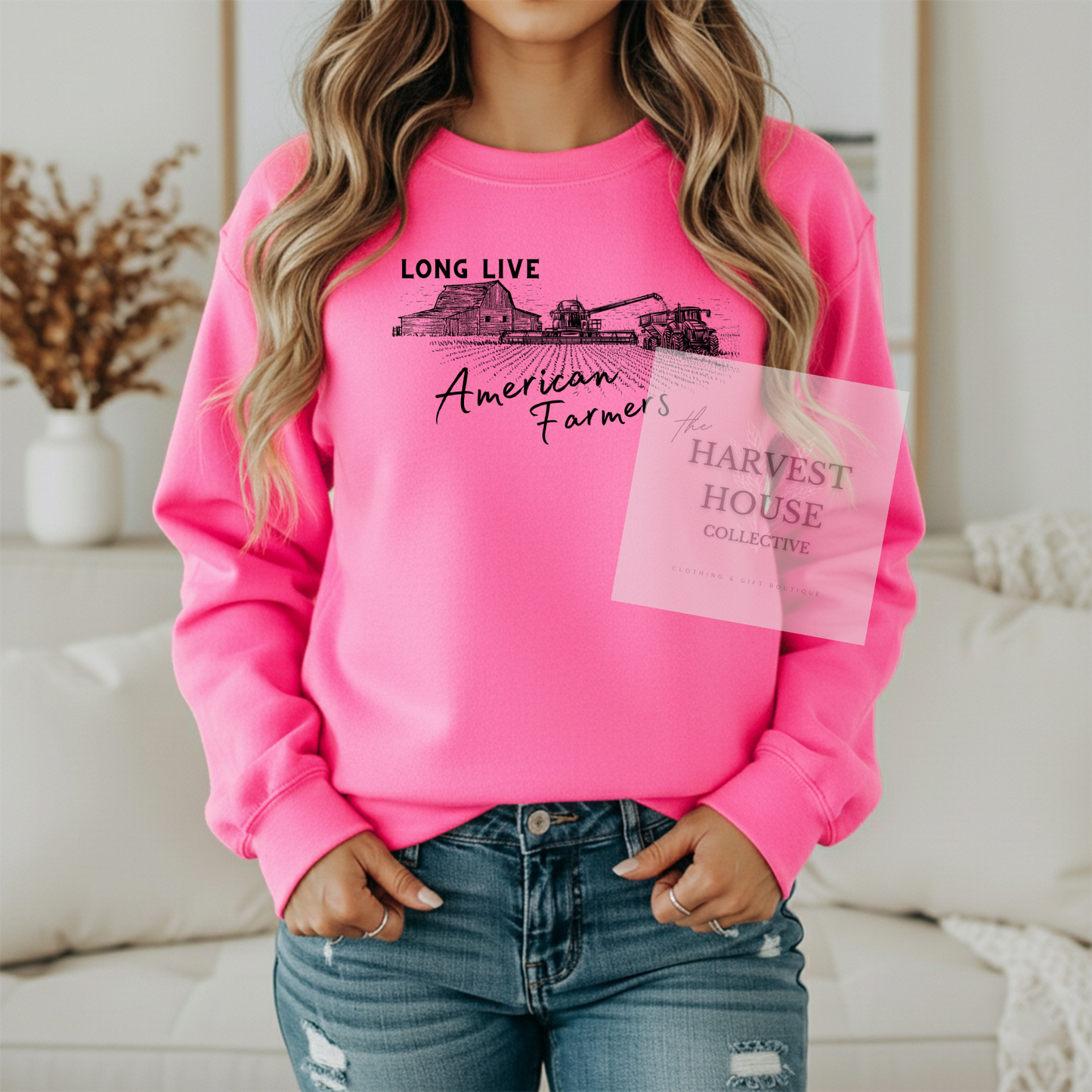 Long Live American Farmers Crewneck & Hoodie