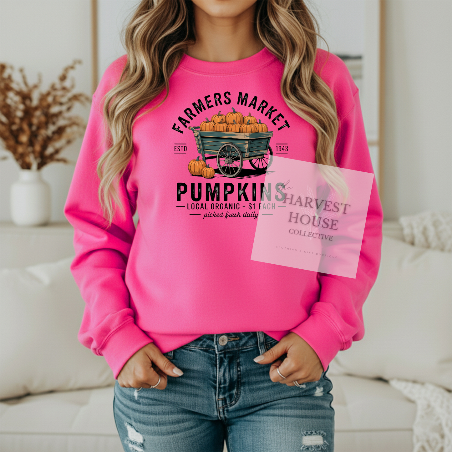 Farmers Market Gildan Hoodie & Crewneck