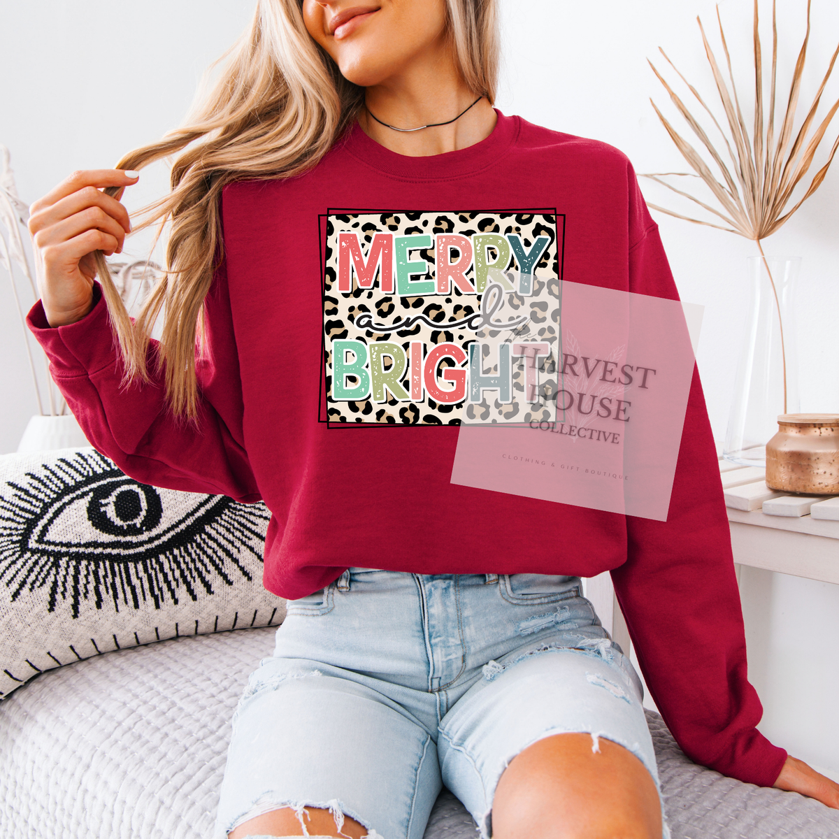 Merry & Bright Crewneck & Hoodie