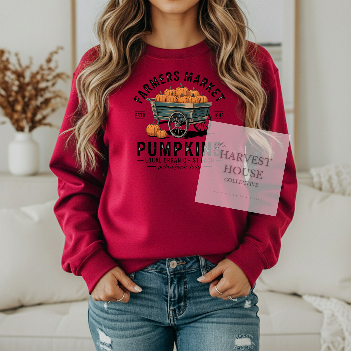 Farmers Market Gildan Hoodie & Crewneck