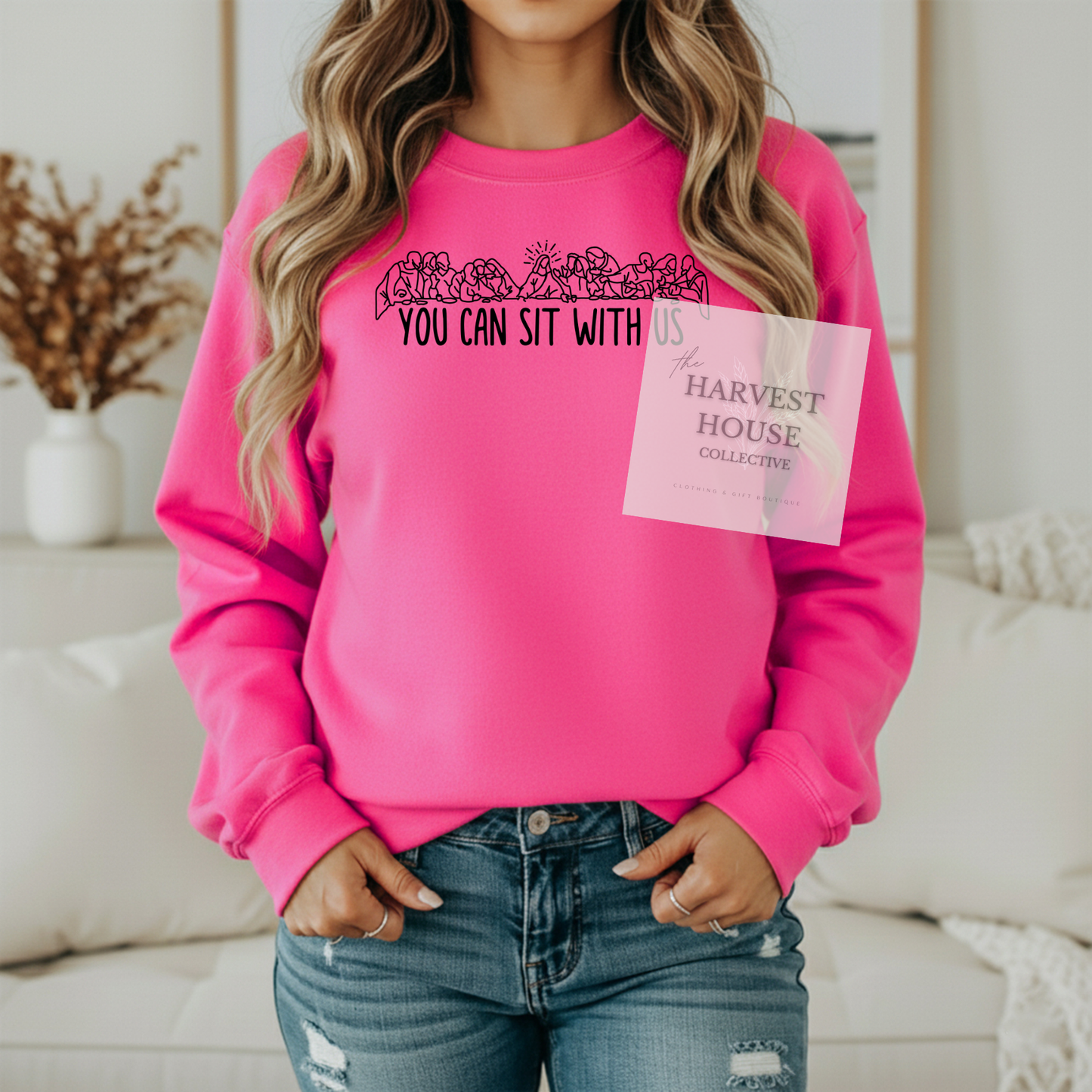 You Can Sit With Us Gildan Crewneck & Hoodie