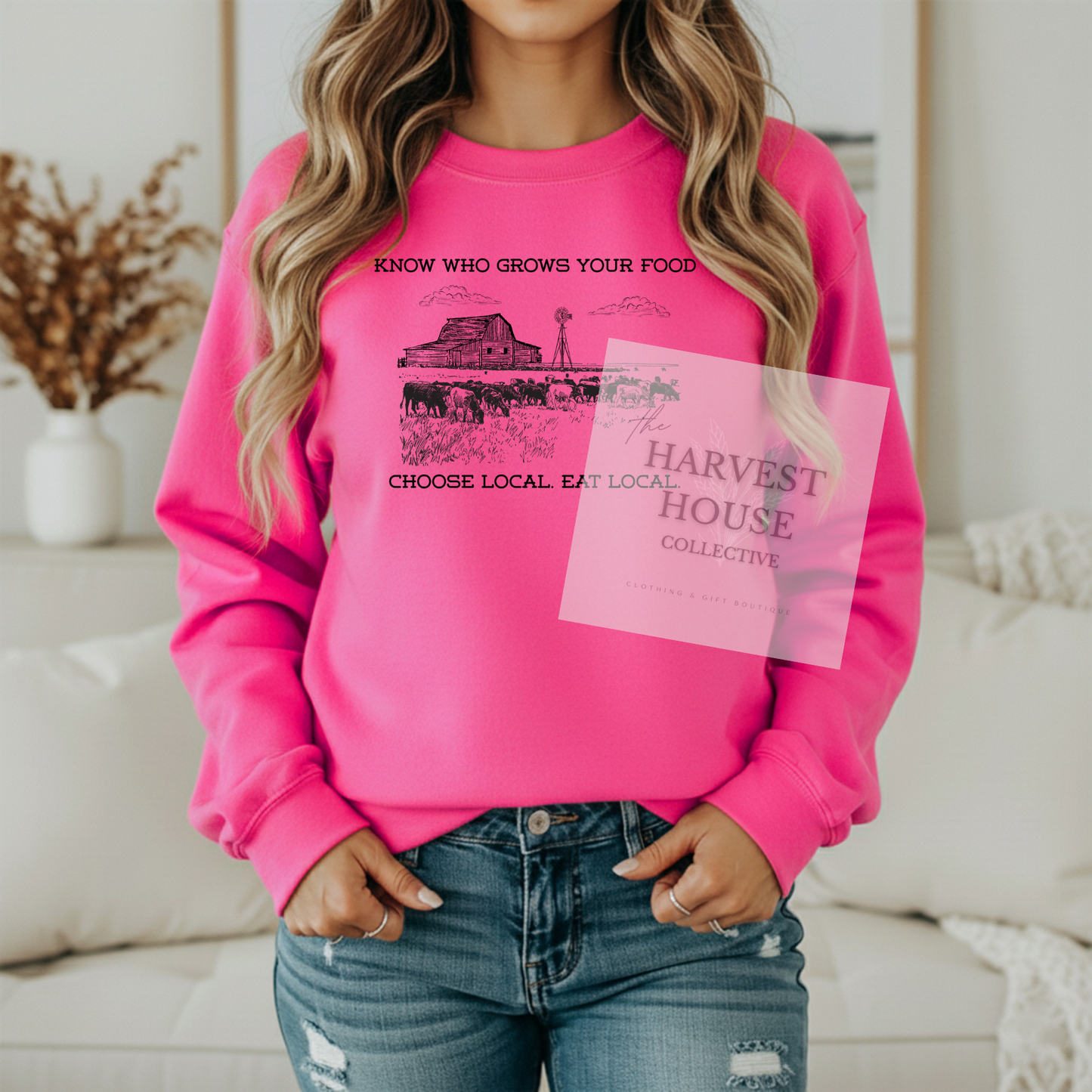 Know Who Grows Your Food Crewneck & Hoodie