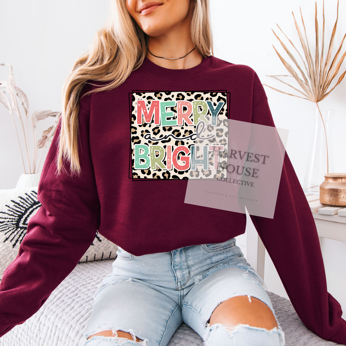 Merry & Bright Crewneck & Hoodie