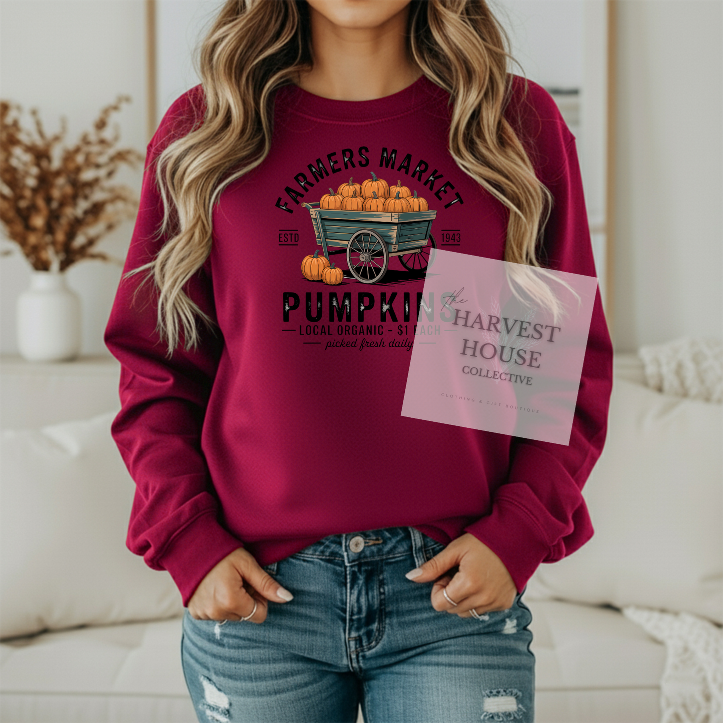 Farmers Market Gildan Hoodie & Crewneck