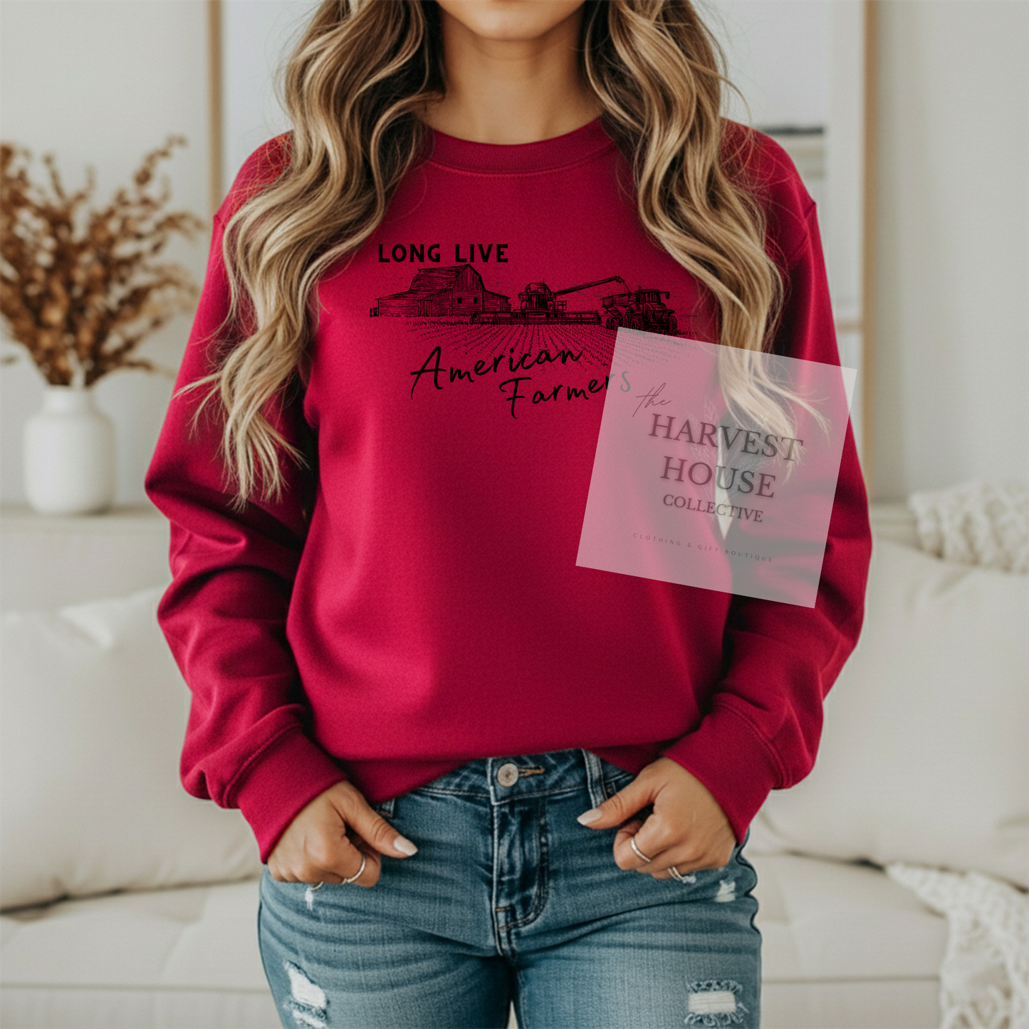 Long Live American Farmers Crewneck & Hoodie