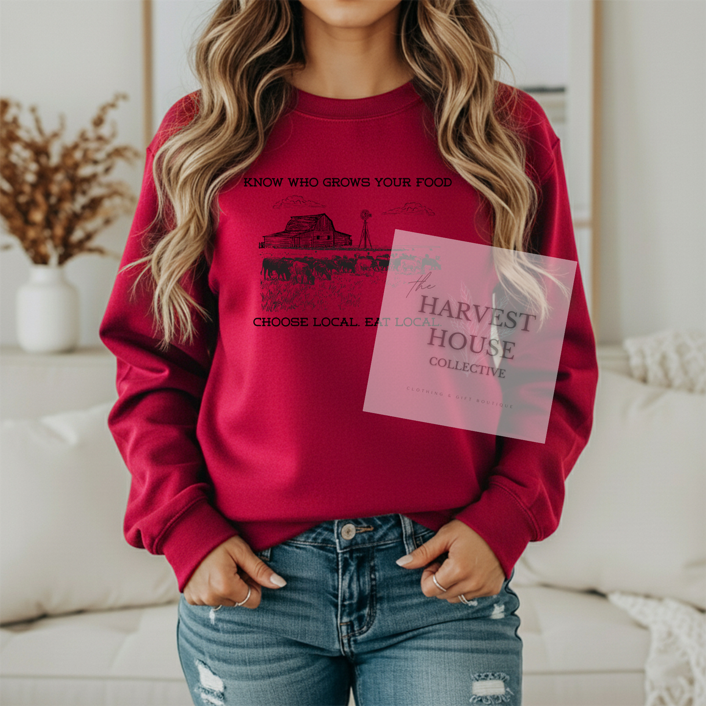Know Who Grows Your Food Crewneck & Hoodie
