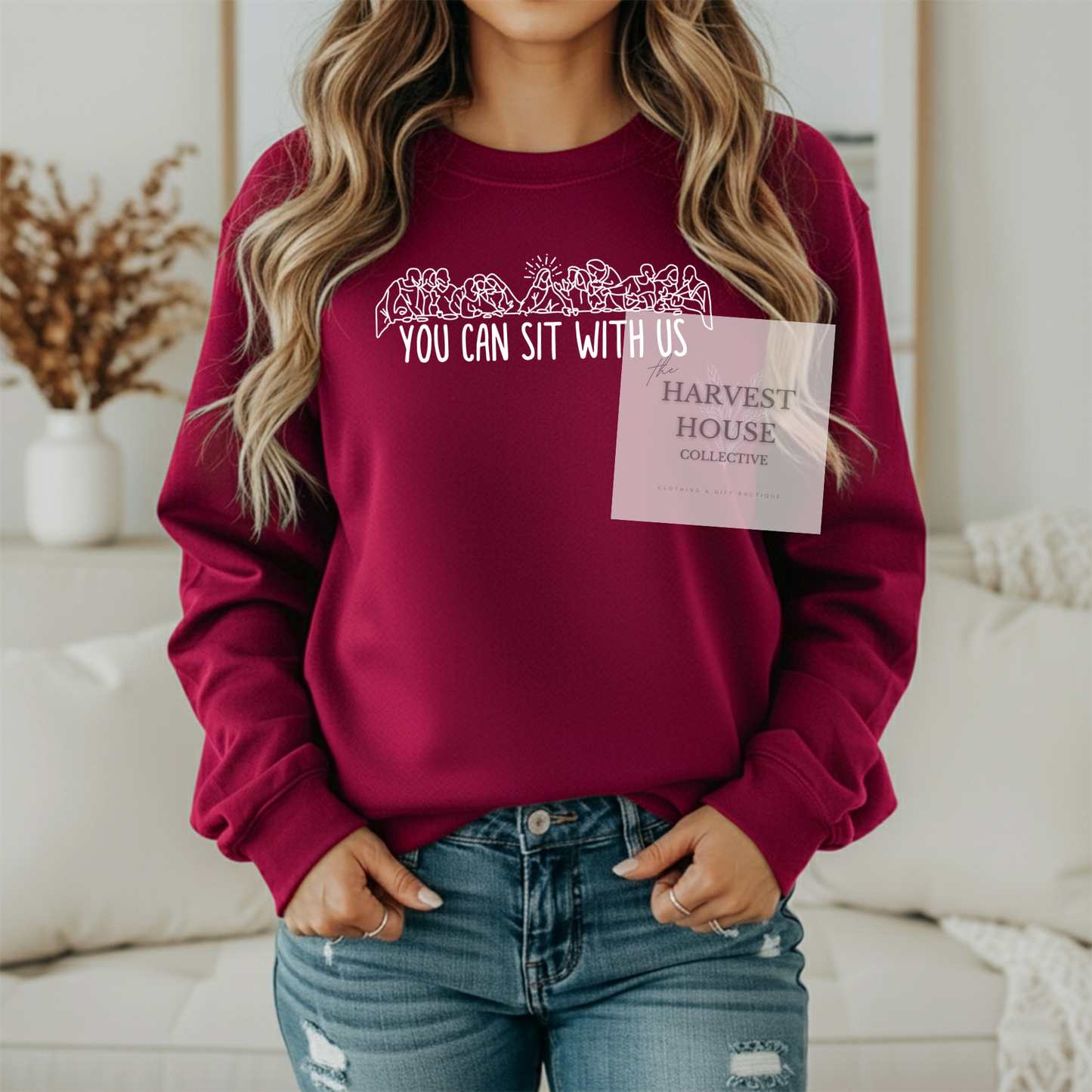 You Can Sit With Us Gildan Crewneck & Hoodie