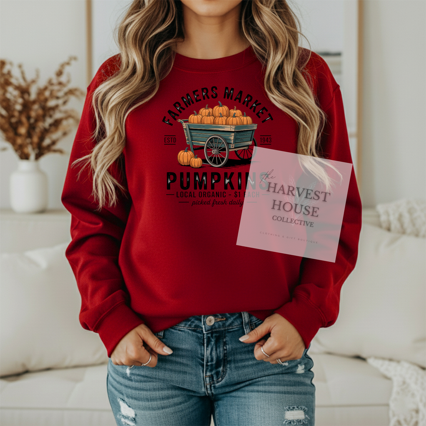 Farmers Market Gildan Hoodie & Crewneck