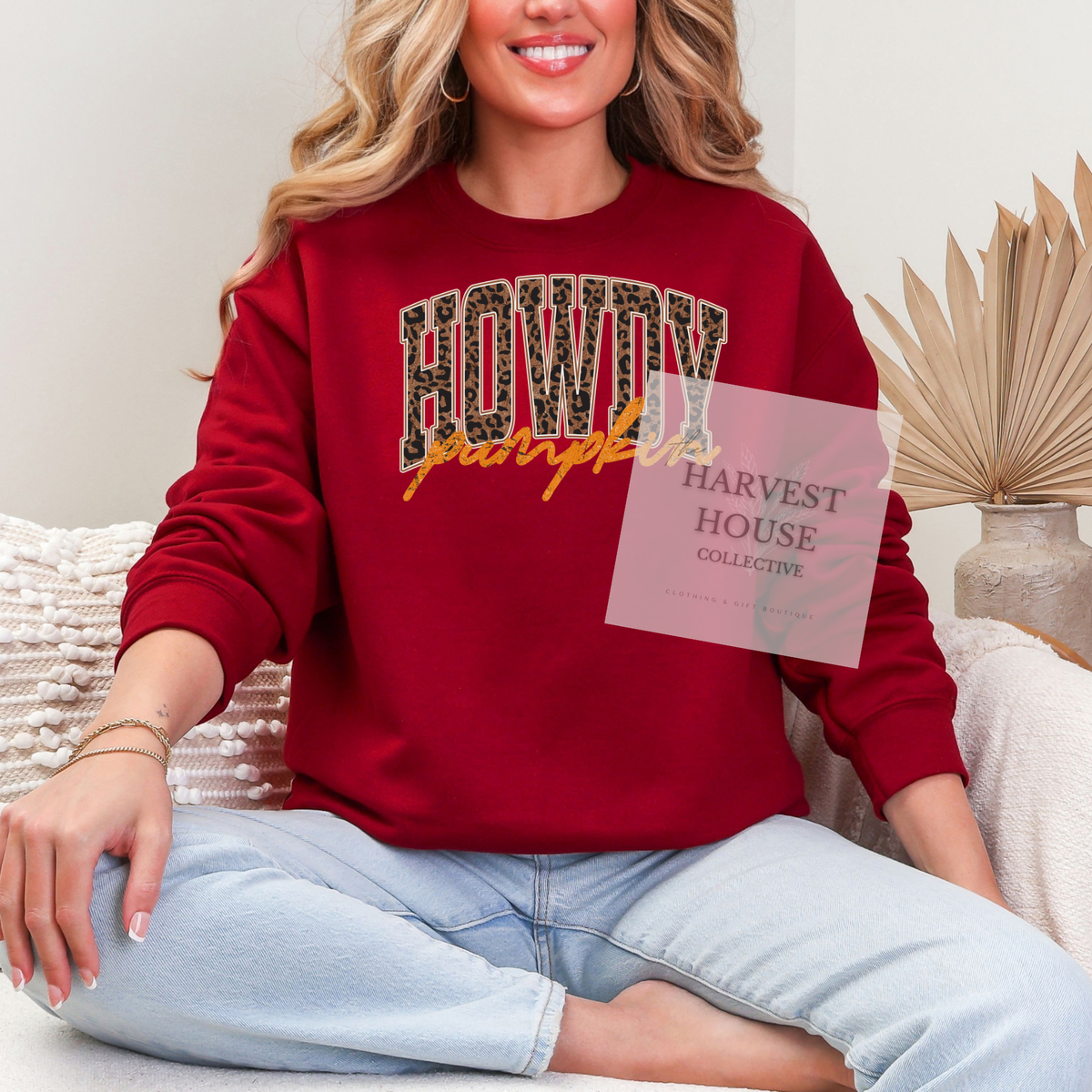 Howdy Pumpkin Crewneck & Hoodie