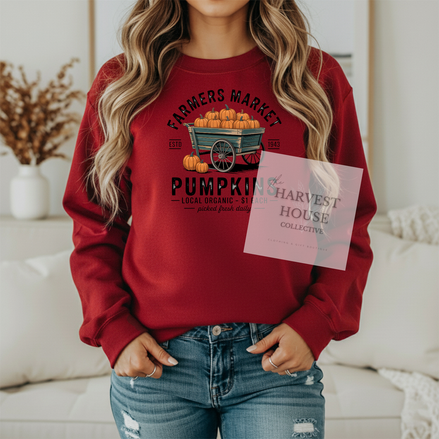 Farmers Market Gildan Hoodie & Crewneck
