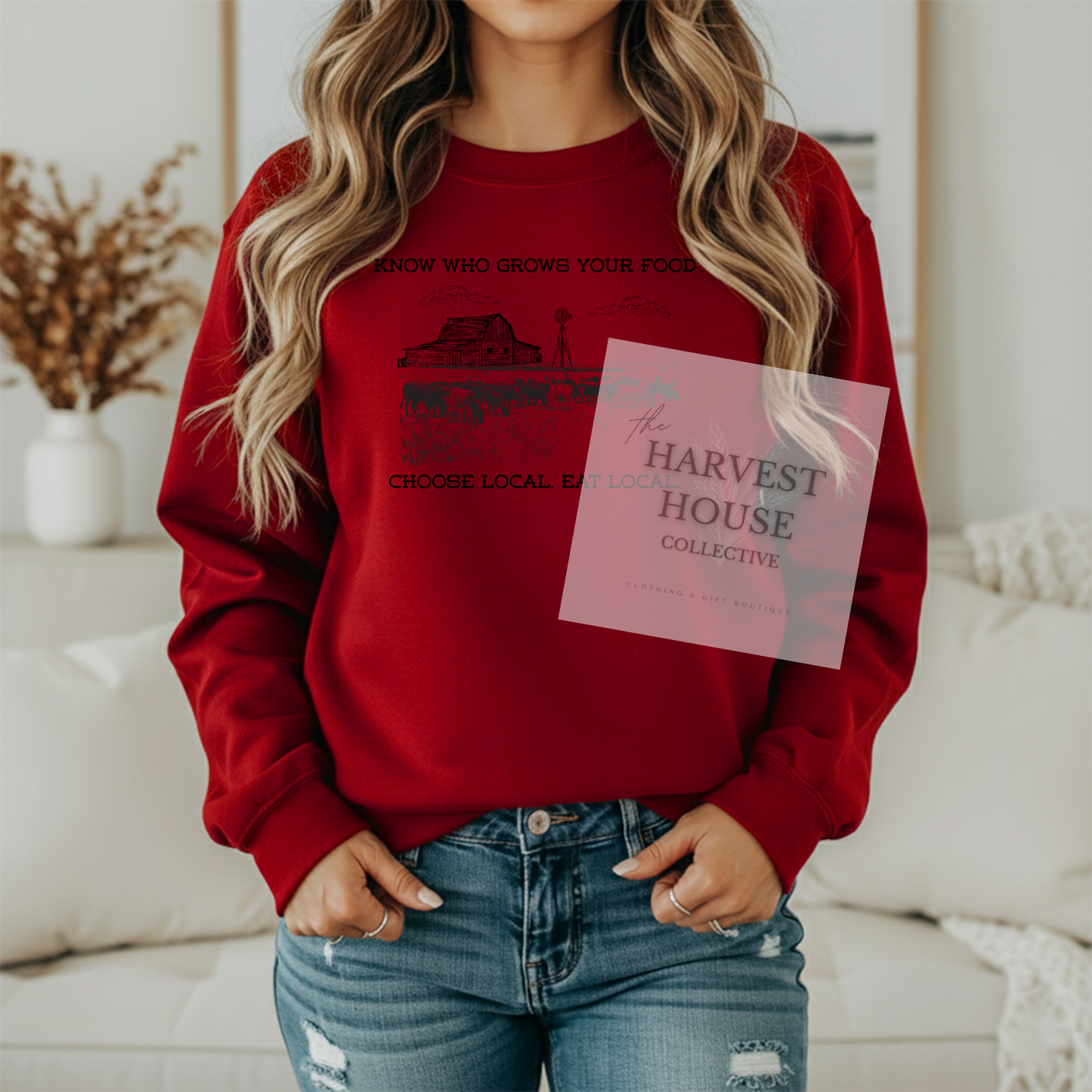Know Who Grows Your Food Crewneck & Hoodie