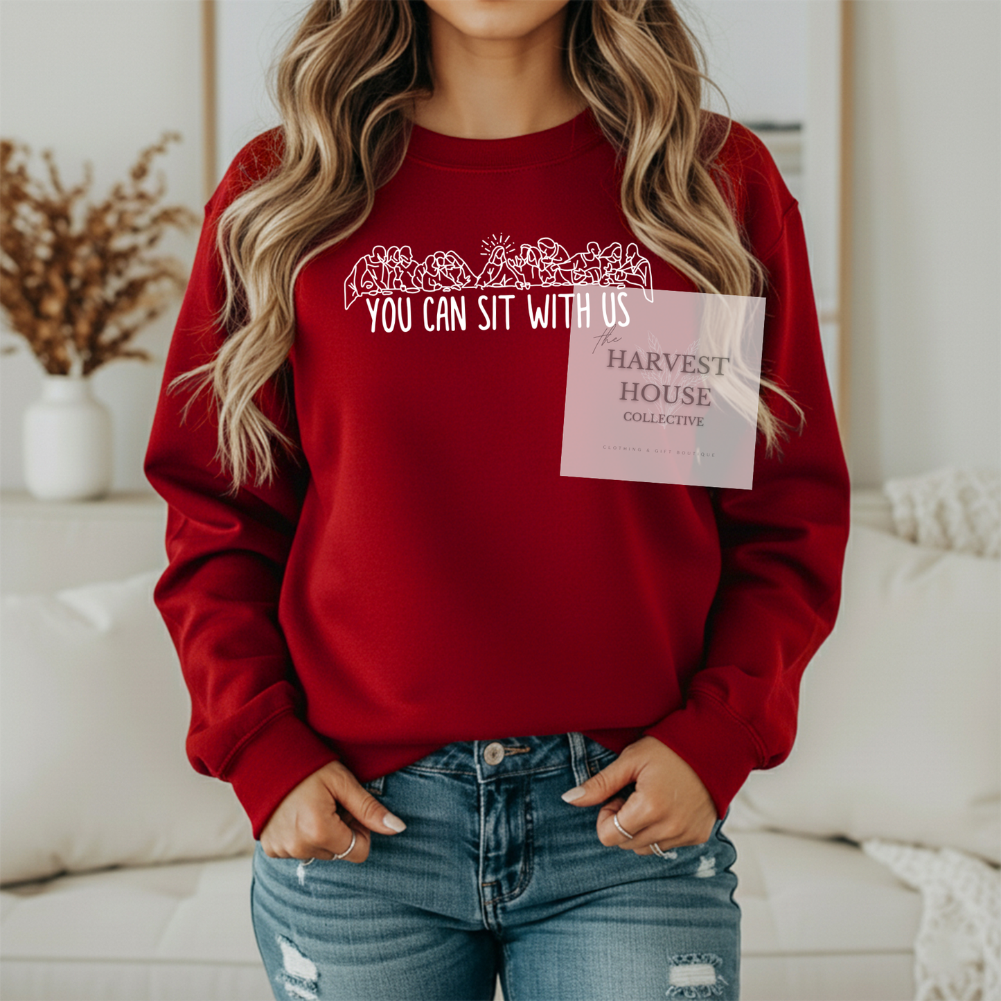 You Can Sit With Us Gildan Crewneck & Hoodie