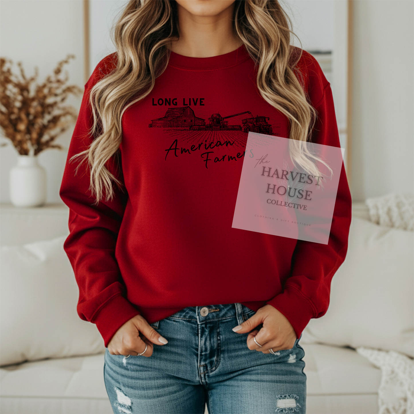 Long Live American Farmers Crewneck & Hoodie