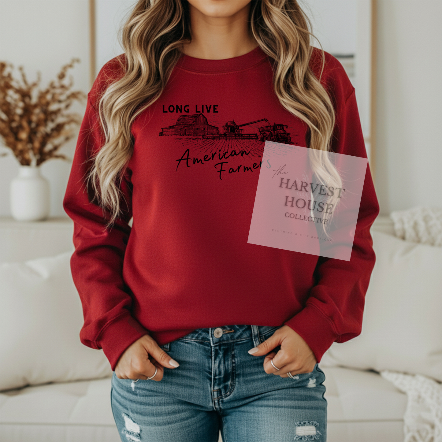 Long Live American Farmers Crewneck & Hoodie