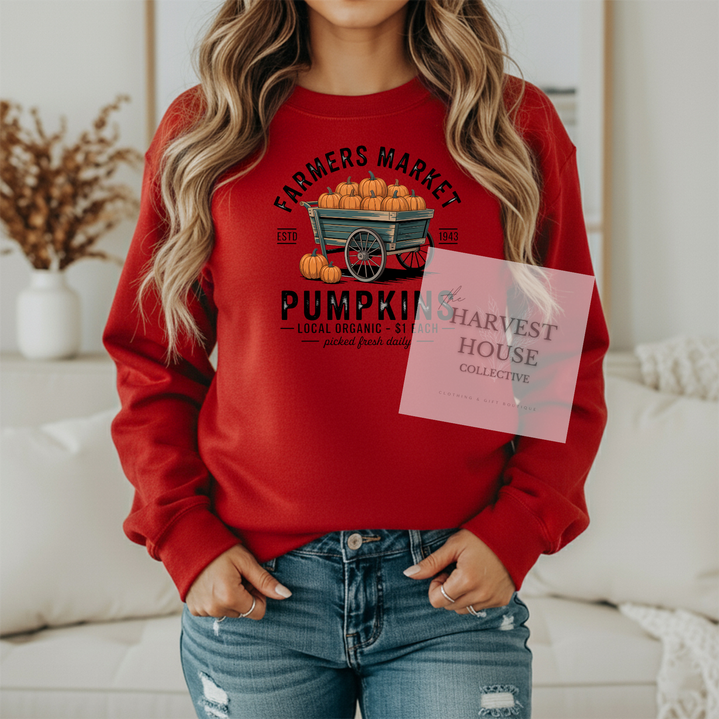 Farmers Market Gildan Hoodie & Crewneck