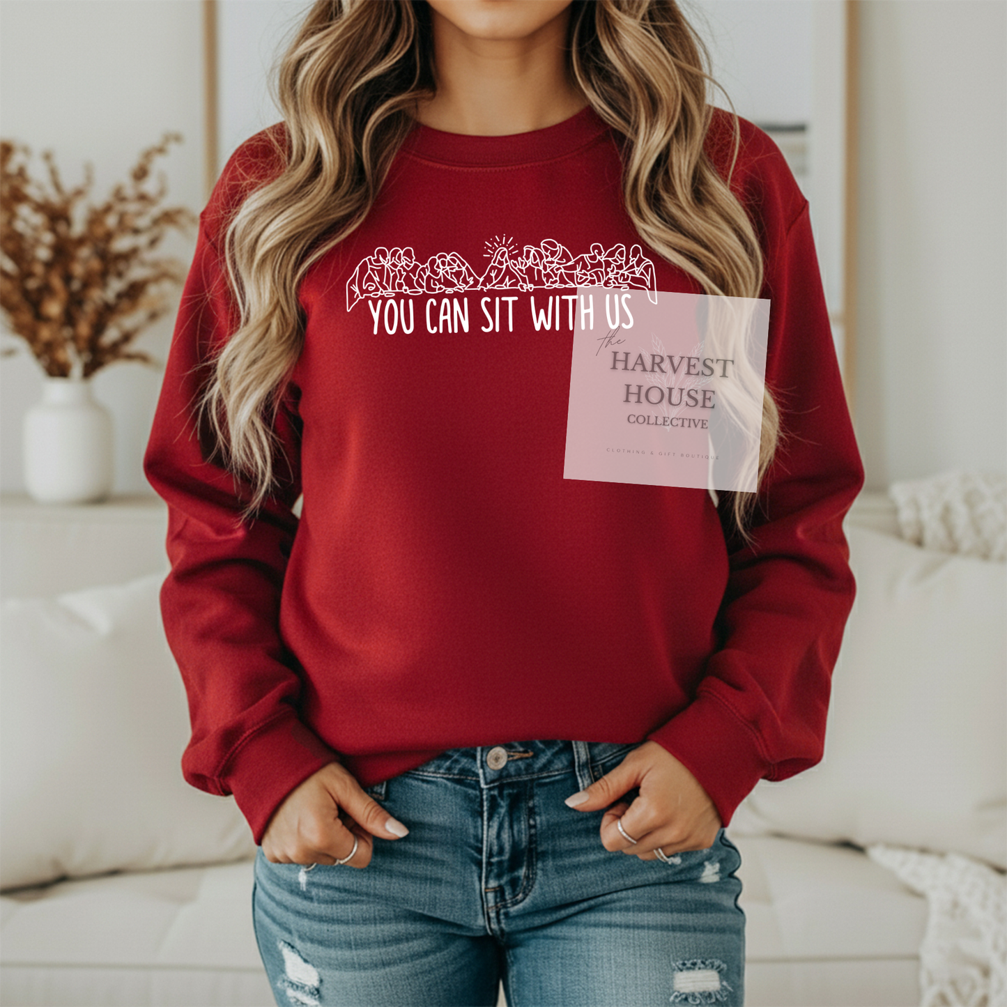 You Can Sit With Us Gildan Crewneck & Hoodie