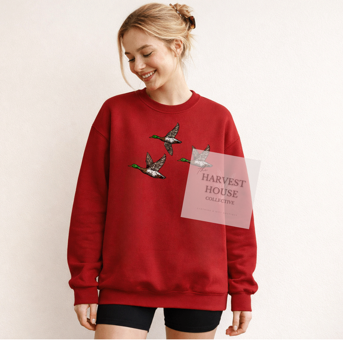 Flying Mallard Crewneck & Hoodie